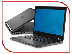 Ноутбук Dell Latitude E7470 Black 7470-8296 (Intel Core i7-6600U 2.6 GHz/8192Mb/512Gb SSD/Intel HD Graphics 520/Wi-Fi/Bluetooth/Cam/14.0/2560x1440/Windows 10 Pro)