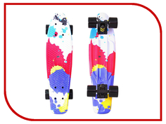 Скейт Y-SCOO Fishskateboard Print 22 Splatter 401G-Sp