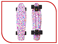 Скейт Y-SCOO Fishskateboard Print 22 Rhombus 401G-R