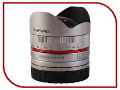 Объектив Samyang Sony E NEX MF 8 mm F/2.8 Fish-eye UMC Silver