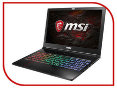 Ноутбук MSI GS63 7RE-002RU 9S7-16K412-002 (Intel Core i7-7700HQ 2.8 GHz/8192Mb/1000Gb + 128Gb SSD/No ODD/nVidia GeForce GTX 1050Ti 4096Mb/Wi-Fi/Bluetooth/Cam/15.6/1920x1080/Windows 10 64-bit)