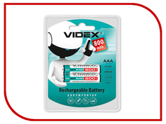 Аккумулятор AAA - Videx HR03 800 mAh 2BL LSD