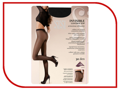 Колготки SiSi Invisible Control Top размер 2 плотность 30 Den Nero