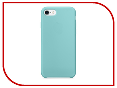 Аксессуар Чехол Krutoff Silicone Case для APPLE iPhone 7 Light Blue 10744