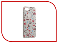 Аксессуар Чехол Ensida Love для APPLE iPhone 7 Silver ENS701001