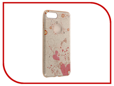 Аксессуар Чехол Ensida Shine with Flowers Serires для APPLE iPhone 7 Plus Gold ENS7100005