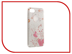 Аксессуар Чехол Ensida Shine with Flowers Series для APPLE iPhone 7 Silver ENS70003