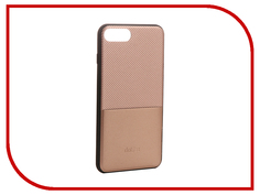 Аксессуар Чехол Dotfes G02 Carbon Fiber Card Case для APPLE iPhone 7 Plus Rose Gold 47068