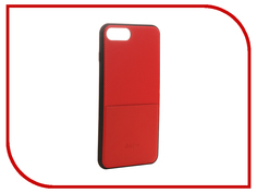 Аксессуар Чехол Dotfes G02 Carbon Fiber Card Case для APPLE iPhone 7 Plus Red 47067