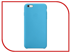 Аксессуар Чехол Krutoff Silicone Case для APPLE iPhone 6/6s Light Blue 10734