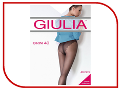 Колготки Giulia Bikini размер 2 плотность 40 Den Nero