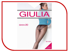 Колготки Giulia Bikini размер 2 плотность 20 Den Nero