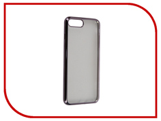 Аксессуар Чехол Celly Laser для APPLE iPhone 7 Plus Transparent-Dark Grey LASER801DS