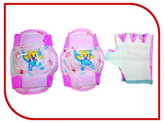 Комплект защиты Tech Team Butterfly S TE-112S Pink