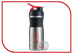 Шейкер BlenderBottle SportMixer Stainless 828ml Black-Red BB-SMST-BLRE