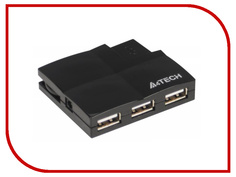 A4Tech USB 4 ports HUB-57 Black
