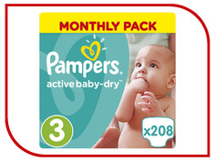 Подгузники Pampers Active Baby-Dry Midi 5-9кг 208шт 8001090172518