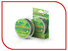 Шнур плетёный Allvega Ultimate 0.12mm 135m 6.6kg Dark Green U135DGR012