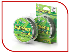 Шнур плетёный Allvega Ultimate 0.22mm 135m 14.2kg Dark Green U135DGR022