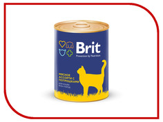 Корм Brit мясное ассорти с потрошками 340g 9433 Brit*