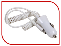 Зарядное устройство 3Cott 3C-CC-142CW-1USB-1IP6 White