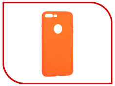 Аксессуар Чехол Krutoff Silicone для iPhone 7 Plus Orange 11833