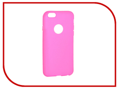 Аксессуар Чехол Krutoff Silicone для iPhone 6/6S Pink 11805