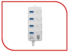 Хаб USB Jet.A JA-UH35 USB 4 ports White