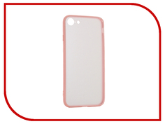 Аксессуар Чехол BROSCO Silicone для APPLE iPhone 7 Pink Matte IP7-TPU-BMP-ROSE