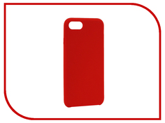 Аксессуар Чехол BROSCO Soft Rubber для APPLE iPhone 7 Red IP7-SOFTRUBBER-RED