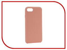 Аксессуар Чехол BROSCO Soft Rubber для APPLE iPhone 7 Pink IP7-SOFTRUBBER-PINK