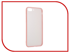 Аксессуар Чехол BROSCO Silicone для APPLE iPhone 7 Plus Pink Matte IP7P-TPU-BMP-ROSE