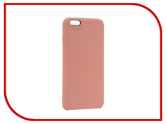Аксессуар Чехол BROSCO Soft Rubber для APPLE iPhone 6 Plus Pink IP6P-SOFTRUBBER-PINK
