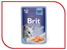 Корм Brit Premium Лосось в желе 85g для кошек 518487 Brit*