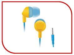 Наушники BBK EP-1420S Light Blue-Yellow