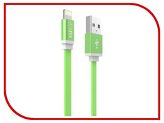 Аксессуар Dotfes USB - Lightning A05 2.5A 1m Green 14624