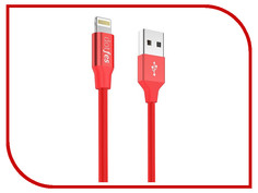 Аксессуар Dotfes USB - Lightning MFI A01F 2.5A 1m Red 14603