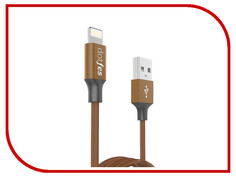 Аксессуар Dotfes USB - Lightning A01 2.5A 1m Brown 14608