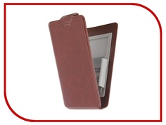 Аксессуар Чехол-флип Clever SlideUP S 3.5-4.3-inch универсальный иск. кожа Brown Media Gadget