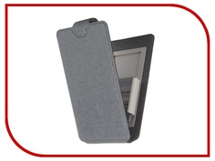 Аксессуар Чехол-флип Clever SlideUP S 3.5-4.3-inch универсальный иск. кожа Grey Media Gadget