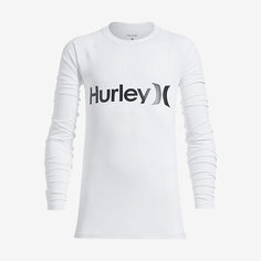 Футболка для серфинга с длинным рукавом для мальчиков школьного возраста Hurley One And Only Nike