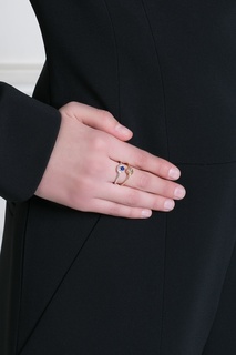 Серебряное кольцо с лазуритом Pamela Love