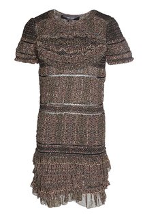 Шелковое платье с оборками Isabel Marant