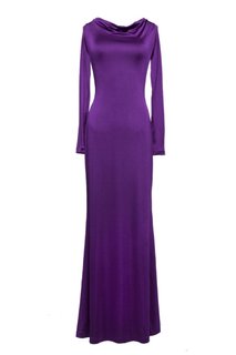 Макси-платье пурпурного цвета Halston Heritage