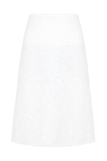 Однотонная юбка Nina Ricci