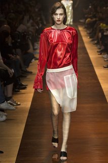 Полупрозрачная юбка Nina Ricci