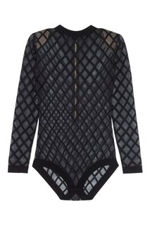 Полупрозрачное боди Balmain