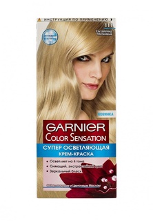 Краска для волос Garnier Color Sensation, Роскошь цвета, оттенок 111, Ультра блонд платиновый, 110 мл