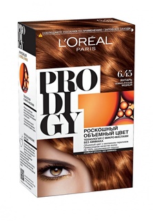 Краска для волос LOreal Paris Prodigy, оттенок 6.45, Янтарь