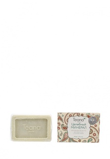 Мыло Teana натуральное для комбинированной и жирной кожи "Целебный Минерал" с зеленой глиной, 100 г